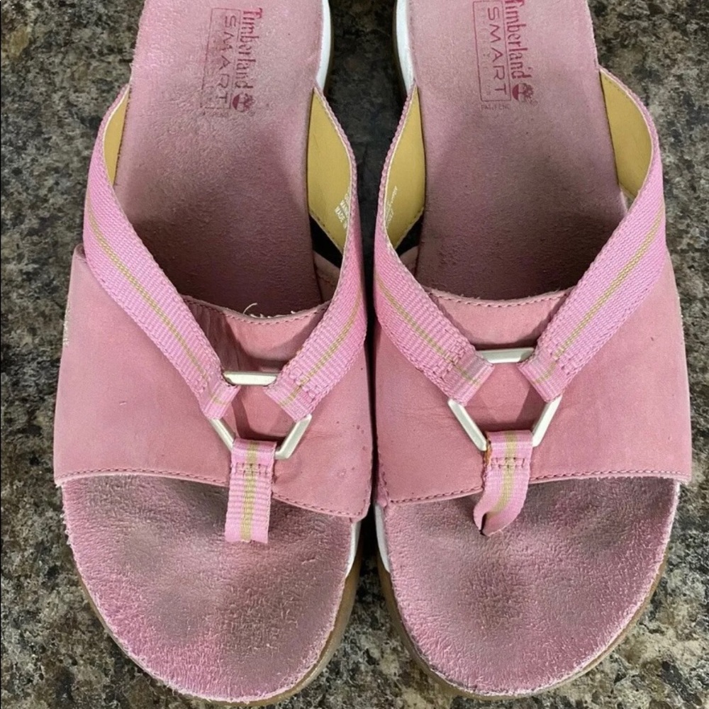 Timberland Smart Comfort System Pink Flip Flops Size 10M